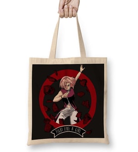 Sakura Naruto Bez Çanta Uzun Saplı