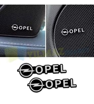 Opel Logo Hoparlör Sticker Arma Amblem Metal Yapışkanlı 2 Adet