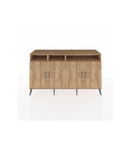 Kronos Konsol 6 Raflı 4 Kapaklı 176x59x99 Çam-Çam