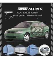 Opel Astra G Oto Araç Kapı Koruma Fitili 5metre Parlak Gri Renk