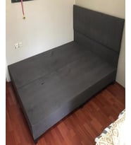 Baza Başlık sandıksız 90294 140x200 Sandıksız Kör Tay Tüyü Kumaş  El Yapım (Antrasit)