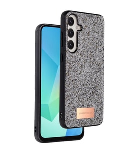 Onegif Samsung Galaxy A56 Bright Simli Kapak - Gümüş