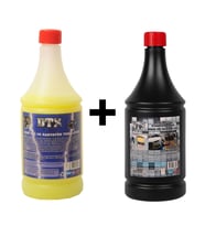 Ağır Yağ Sökücü Konsantre  (1/5) 1 Lt & Epoxi Yer Temizleme sıvısı 1 Lt