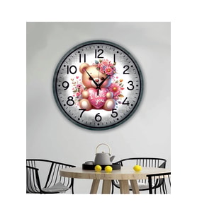 bilge Tasarım retro Duvar Saati 40 x 40 CM (Karışık)