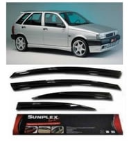 Fiat Tipo Mugen Cam Rüzgarlığı tüm modeller 4'lü Sunplex (Siyah)