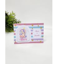 İsme Özel Kişiye Özel Unicorn Figürlü Pleksi Doğum Günü Magnet Bebek Magnet Bebek Hediyelik 20 Adet