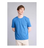 Defacto Basic Mavi Erkek T-Shirt D7912AX/BE410