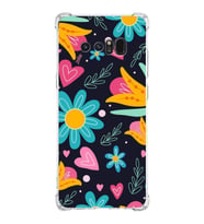 PrintiFy Samsung Galaxy Note 8 Uyumlu Retro Color 1 Baskılı Şeffaf Köşe Korumalı Antişok Kılıf