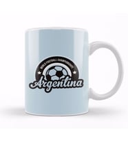 Argentina Sunrise World Football Championship 2018 Kupa Bardak Porselen