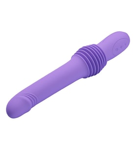 LilituShop USB Şarjlı İleri Geri Hareketli Teknolojik Vibratör Mor - Pazuzu