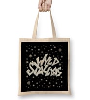 Bill And Ted Wyld Stallyns Christmas Snow Logo Bez Çanta Uzun Saplı
