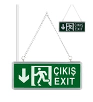 ZMR ZMR-670/Y.02 3W YUKARI-AŞAĞI YÖN ACİL ÇIKIŞ YÖNLENDİRME TABELASI - LAMBASI (38X30X36MM)