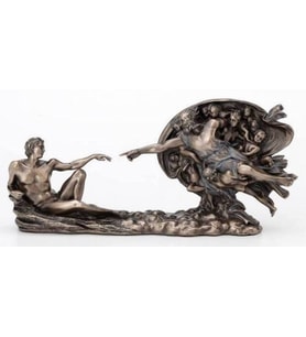 Wise Biblolar - Wise Mitoloji & Tarih Yaratılış Biblo Dekoratif Obje 26,5×6,5×11,5 CM (B.Kahverengi)