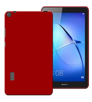 Huawei MediaPad T3 7 inç Rubber Yıkanabilir Silikon Kılıf (Kırmızı)