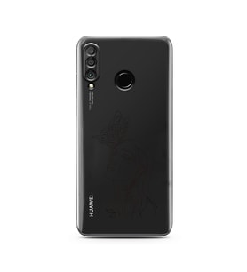 Huawei P30 Lite Uyumlu Baskılı Yumuşak Silikon Şeffaf Telefon Kılıfı