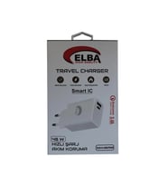 Elba ELB13 Elb-48w 3.4A USB-Pd48 (Usb+Type-C) Akıllı Koruma- Isıya Dayanklı Hızlı Şarj Ev Şarj Kafa