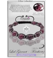 Sertifikalı AAA+ Gerçek Terahertz - Lal - Garnet - Granat Taşı Bileklik (Vişne)