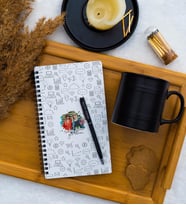 Dostum Dostum Fotoğraflı Defter - Kupa - Kalem Seti (Model 1)