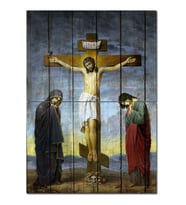 ekart İsa Ve Meryem Çarmak Dekoratif Mdf Tablo 70x100 Cm