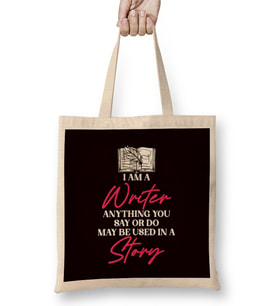 Writer Story Author Bookworm Book Novelist Writing Blogging Bez Çanta Uzun Saplı