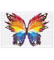 Butterfly Renkli Soyut Kelebek Puzzle 240 Parça Yapboz