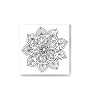 DBSanatevi Mandala Çiçek Tablo 35 X 35 Cm