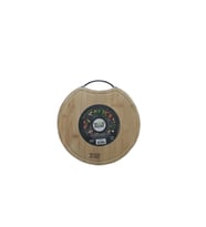 WOOD VE MORE KESME TAHTASI BAMBU YUVARLAK SİYAH SAPLI 30X30 1,8CM