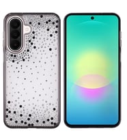 Galaxy A27 Kılıf Airbag Tasarımlı Damla Taşlı Şeffaf Pera Silikon Kılıf