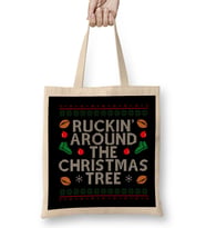 Rugby Ruckin Around The Christmas Tree Bez Çanta Uzun Saplı