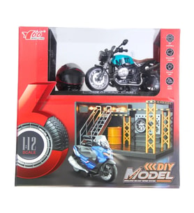 1/12 Motosiklet Latte PB 3R Sesli ve Işıklı