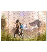 Cakapuzzle Vahşi Zelda Nefesi Efsanesi Görseli Puzzle Yapboz MDF (Ahşap) (120 Parça)