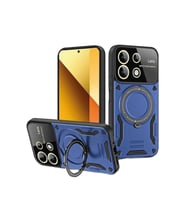 Durukar® Redmi Note 13 4G Kılıf Joy Lens Standlı Kapak - Lacivert