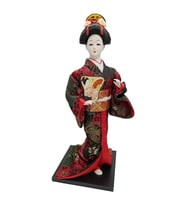 Japon Kimonolu Geyşa Bebek Biblo 30 cm No.21