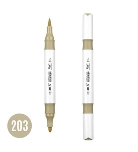 RİCH 17896-203 ART-X ÇİFT TARAFLI DUO AKRİLİK MARKER TAŞ RENGİ