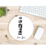 Kişiye Özel Atatürk Resimleri İle Bezenmiş İ Harfli İsimli Baskılı Mouse Pad