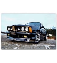 Cakatabloo BMW E 28 Siyah Ön Alt Görünüş MDF Tablo