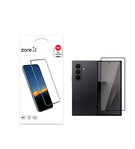 Samsung Galaxy Z Fold 7 Uyumlu Zore Kenarları Kırılmaya Dayanıklı Cam Ekran Koruyucu