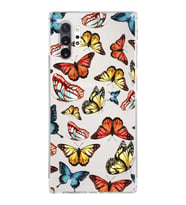 PrintiFy Samsung Galaxy Note 10 Plus ile Uyumlu Water Color 2  Kamera Korumalı Şeffaf  Kılıf