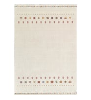 Hoom Rugs Wool Funky 804 Stone Klasik Salon Halısı (Bej)