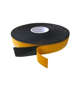 YAPIŞKANLI EPDM SÜNGER ŞERİT 10*25 MM (50 METRE) (Siyah)