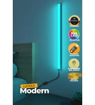 Şerit LED Uzaktan Kumandalı Led abajur - Yatak Üstü, Tv Yanı ,oturma Odası - Rgb Çok Renkli 50 cm