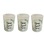 Home Sweet Home Yazılı Led Mum 3lü Set