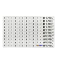 REATEC Sıcaklık Ölçüm Etiketi Isı Ölçer Ölçüm Aralığı 166 °c - 216 °c (10adet)