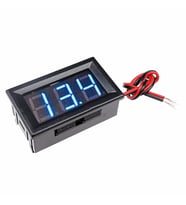 3 Telli 0.56 İnch Dc 4-30V Panel Tip Dijital Voltmetre Mavi DSN-DVM-568