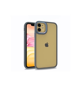 Apple iPhone 11 Uyumlu Kılıf Zore Flora Kapak (Açık Mavi)