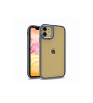 Apple iPhone 11 Uyumlu Kılıf Zore Flora Kapak (Açık Mavi)