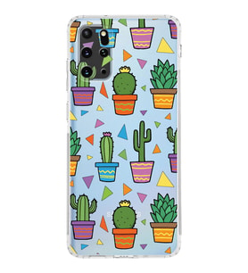 PrintiFy Samsung Galaxy S20 Plus ile Uyumlu 1mm Slim Fit Water Color 4 Baskılı Şeffaf  Kılıf