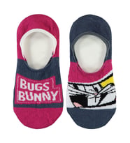 Bugs Bunny Kız Çocuk 2'li Babet Çorap Set 3-11 Yaş Fuşya