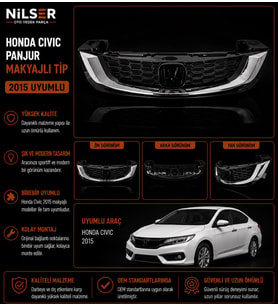 Honda Civic Panjur Makyajlı Tip 2015
