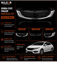 Honda Civic Panjur Makyajlı Tip 2015